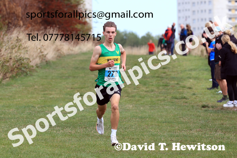 Boys and Girls under-15s, 2025 Farringdon Cross Country Relays, Sunderland. Photo: David T. Hewitson/Sports for All Pics